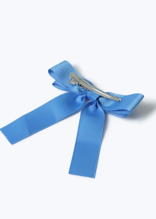 Flitzy Back To School Blue Bow Clip