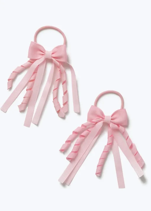 Flitzy Pink Bow Hair Bobbles