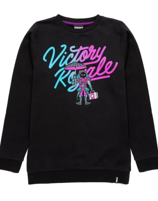 Fortnite Victory Royale Boys Black Sweatshirt (11-16 Yrs)