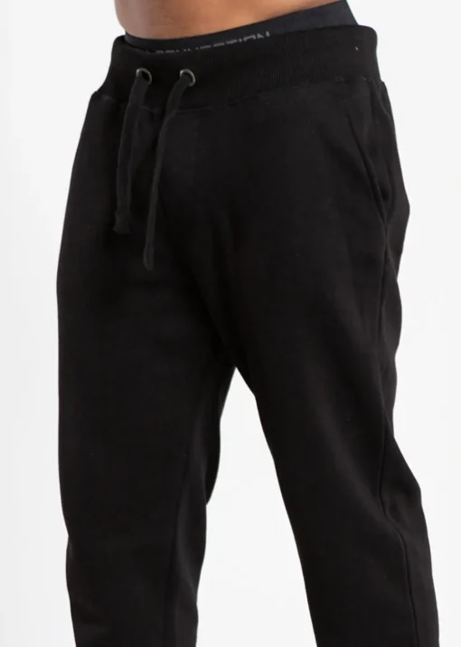 French Connection Black Cotton Blend Joggers