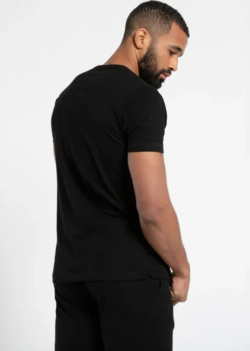 French Connection Black Cotton T-Shirts Pack of 3