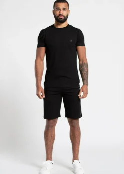 French Connection Black Cotton T-Shirts Pack of 3