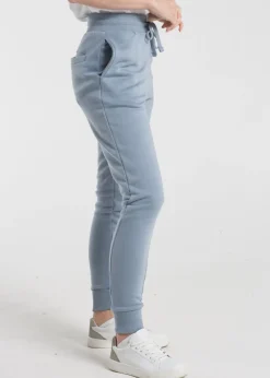 French Connection Blue Cotton Blend Slim-fit Drawstring Joggers