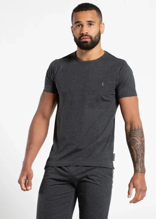 French Connection Grey 5 Pack Cotton Crew Neck Short Sleeve T Shirts