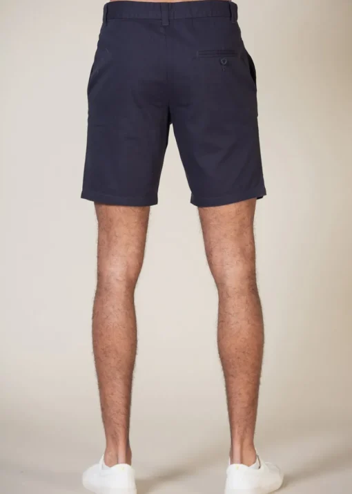 French Connection Navy Cotton Chino Shorts 2 Pack