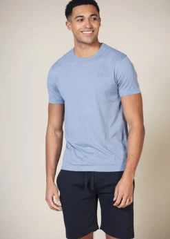 French Connection Navy Cotton Jersey Shorts 2 Pack