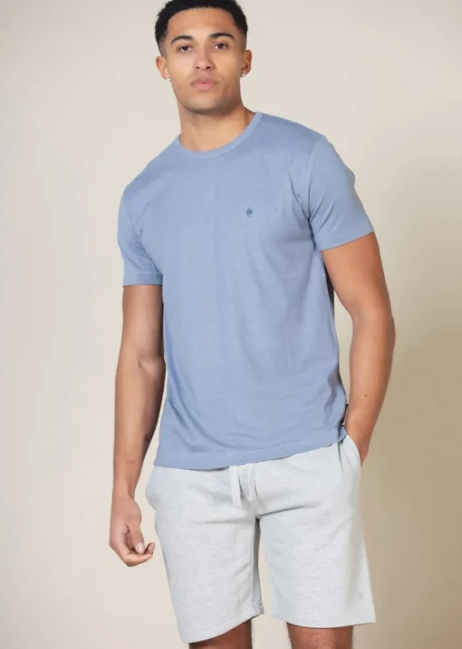 French Connection Navy Cotton Jersey Shorts 2 Pack