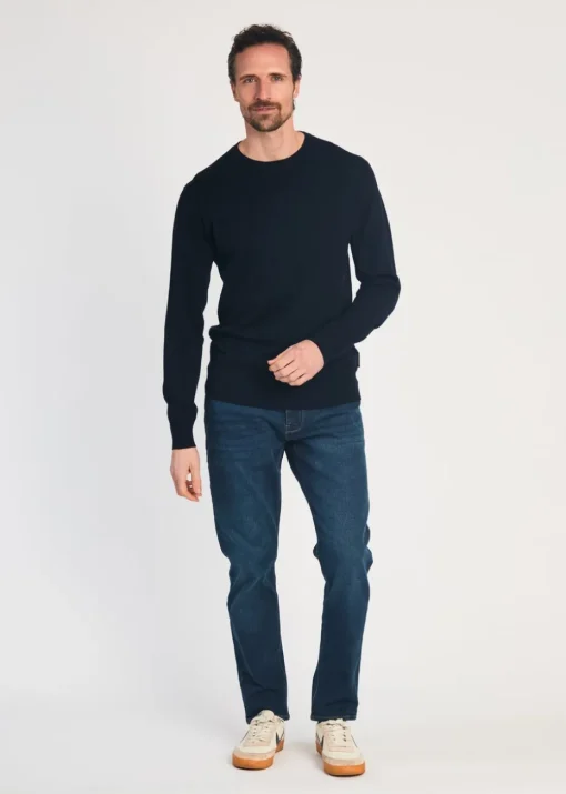 French Connection Navy Crew Neck Long Sleeve Knitted Jumper