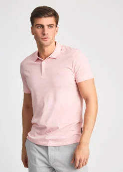 French Connection Pink 3 Pack Cotton Short Sleeve Polo Shirts