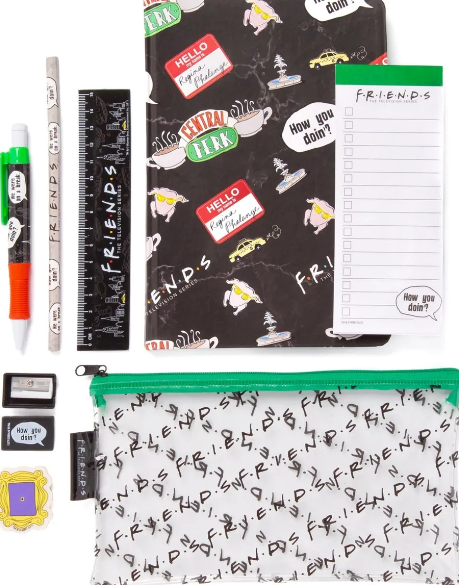 Friends Bumper Stationery Wallet Set