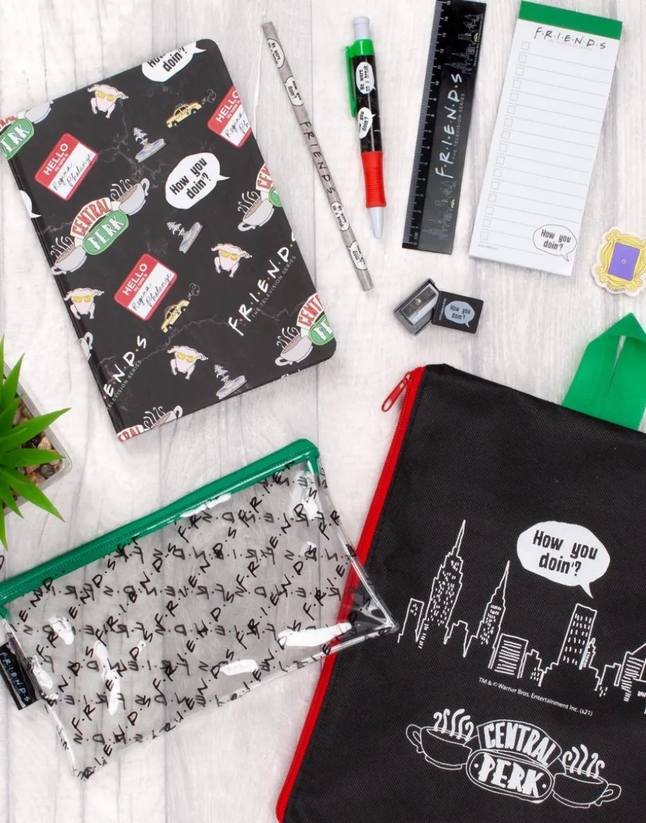 Friends Bumper Stationery Wallet Set