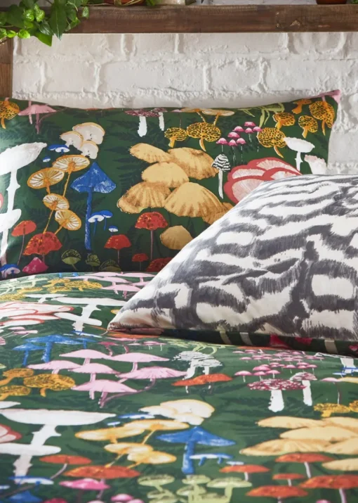 furn. Amanita Abstract Mushroom Duvet Cover Set