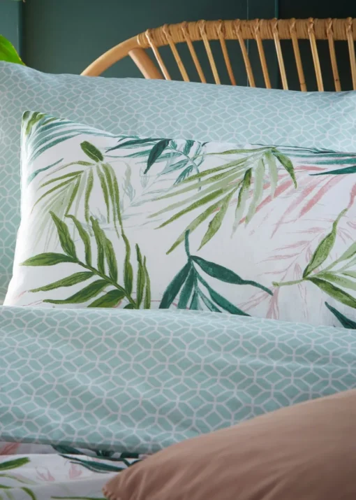 furn. Bali Palm Tropical Duvet Cover Set