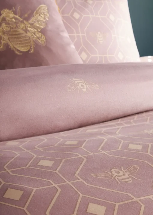furn. Bee Deco Geometric Duvet Cover Set