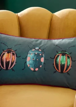 furn. Beetalis Piped Velvet Filled Cushion (30cm x 50cm)