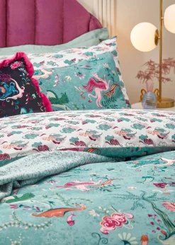 furn. Blue Athena Mythological Duvet Cover Set