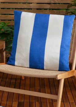 furn. Blue Deck Stripe  Woven Outdoor Outdoor Cushion