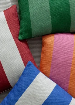 furn. Blue Deck Stripe  Woven Outdoor Outdoor Cushion