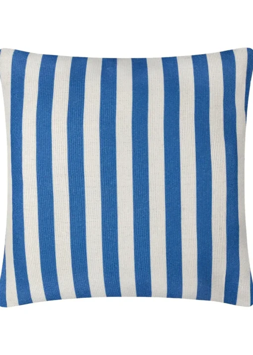 furn. Blue Deck Stripe  Woven Outdoor Outdoor Cushion