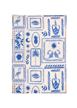 furn. Blue Frieze Outdoor Washable Rug (120 x 170cm)