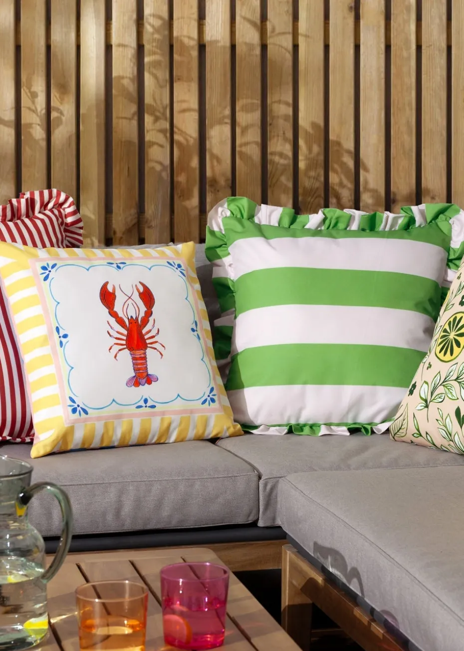 furn. Brunch Stripes Printed Outdoor Outdoor Cushion