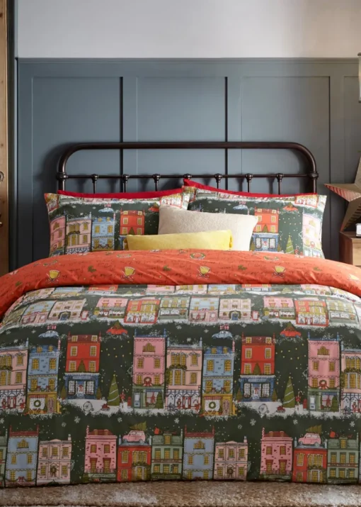 furn. Christmas Spirit Festive Reversible Duvet Cover Set