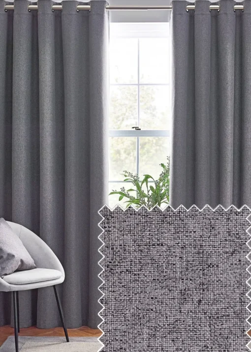 furn. Dawn 100% Blackout Thermal Eyelet Curtains