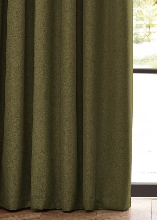 furn. Dawn 100% Blackout Thermal Pencil Pleat Curtains