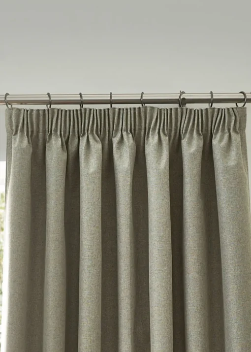 furn. Dawn 100% Blackout Thermal Pencil Pleat Curtains