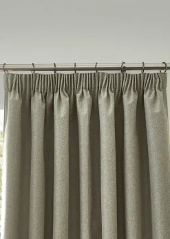 furn. Dawn 100% Blackout Thermal Pencil Pleat Curtains