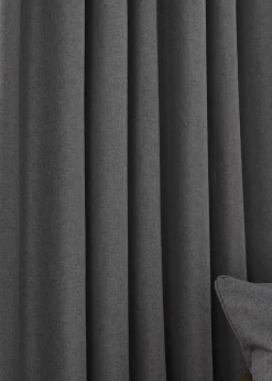 furn. Dawn 100% Blackout Thermal Pencil Pleat Curtains