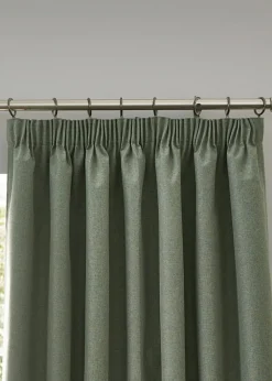 furn. Dawn 100% Blackout Thermal Pencil Pleat Curtains