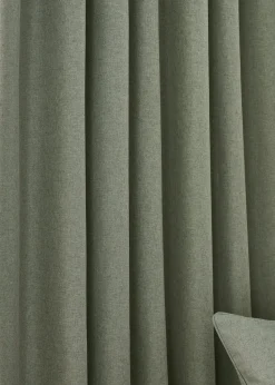 furn. Dawn 100% Blackout Thermal Pencil Pleat Curtains