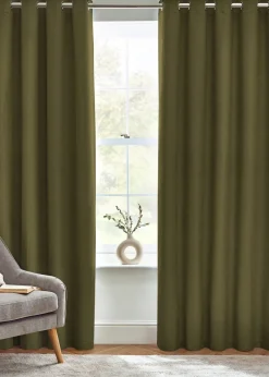 furn. Dawn 100% Blackout Thermal Eyelet Curtains