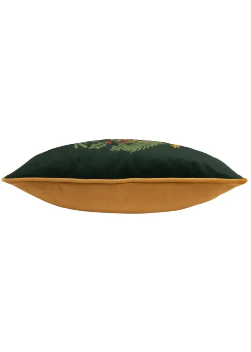 furn. Deck The Halls Embroidered Filled Cushion (43cm x 43cm x 8cm)