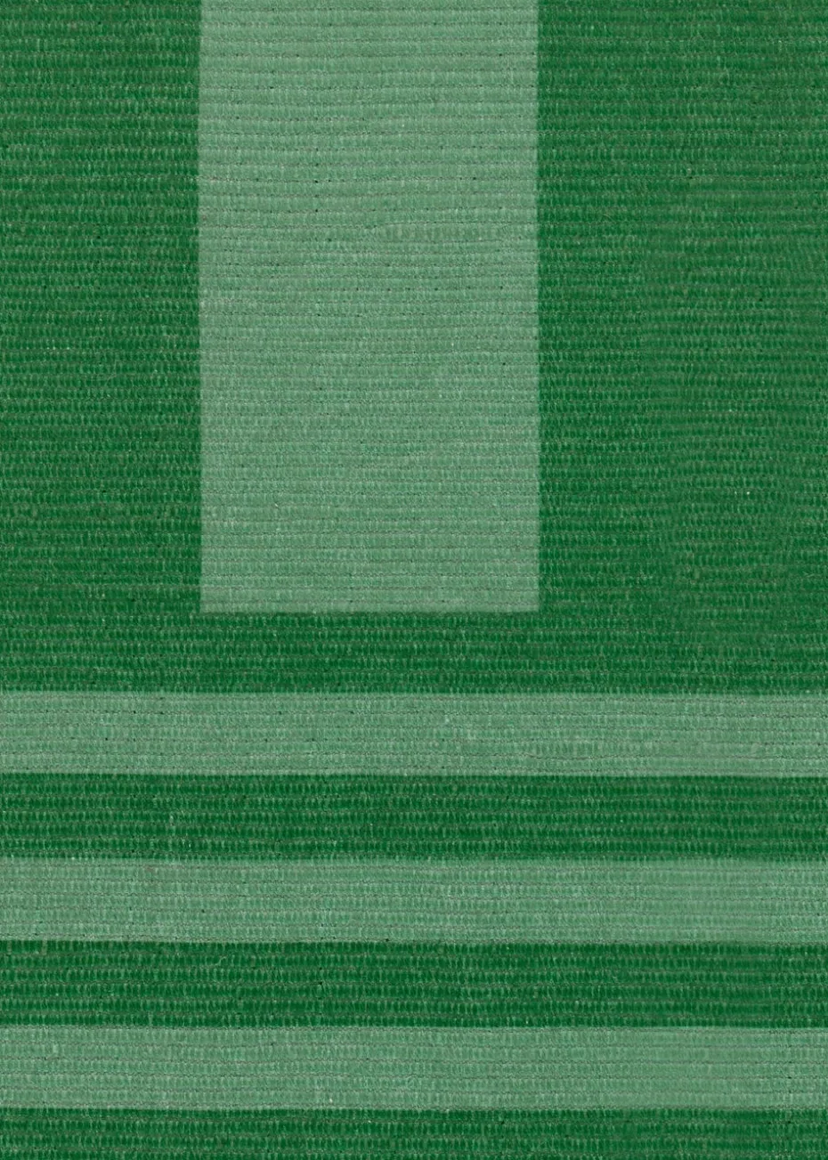furn. Green Deck Stripe Printed Indoor/Outdoor Rug