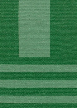 furn. Green Deck Stripe Printed Indoor/Outdoor Rug