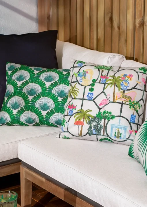 furn. Green Dellacorte Printed Outdoor Outdoor Cushion