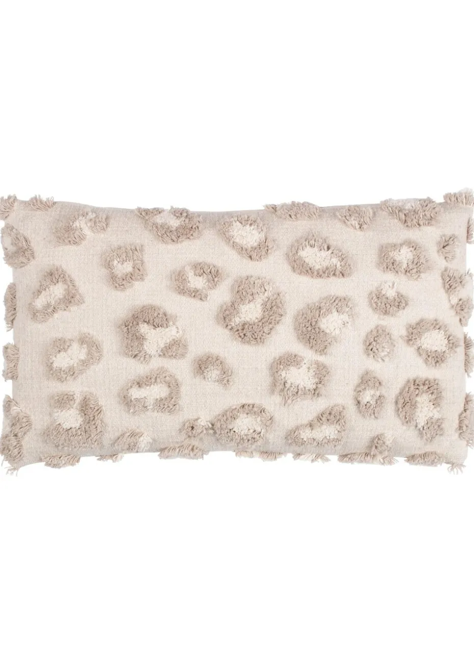 furn. Natural Maeve Tufted Cotton Filled Cushion (30cm x 50cm)