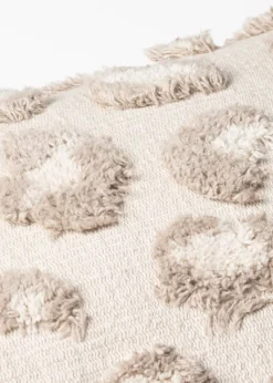 furn. Natural Maeve Tufted Cotton Filled Cushion (30cm x 50cm)