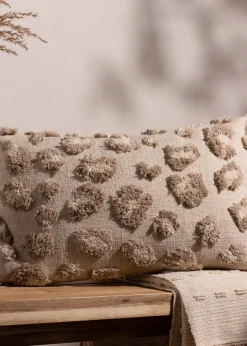 furn. Natural Maeve Tufted Cotton Filled Cushion (30cm x 50cm)