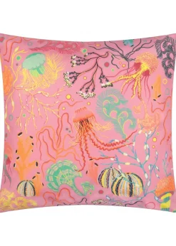 furn. Pink Reef Printed Outdoor Outdoor Cushion