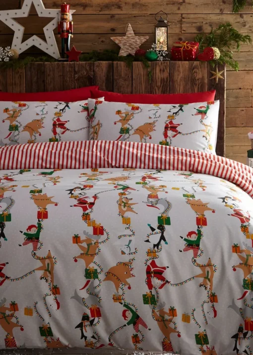 furn. Santas Workshop  Christmas Duvet Cover Set