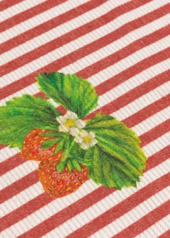 furn. Strawberry Stripes Table Runner (180 x 35cm)