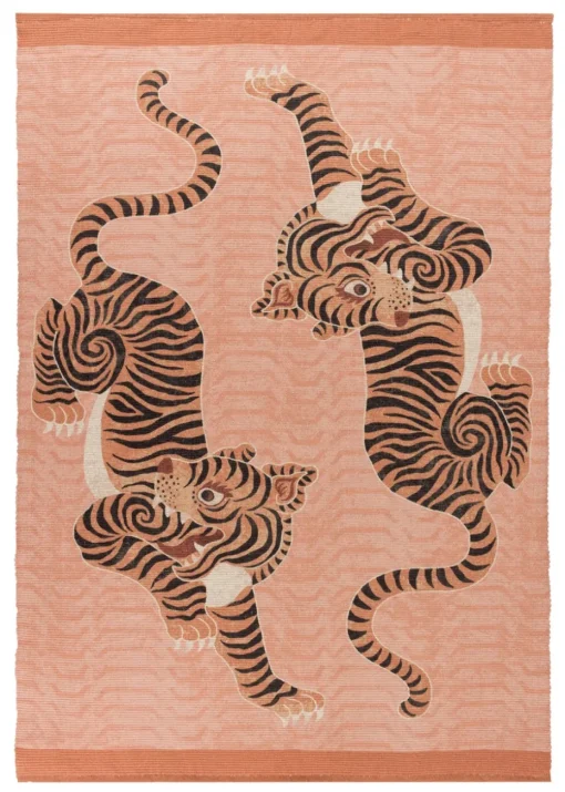 furn. Tibetan Tiger Washable Outdoor/Indoor Rug (120cm x 170cm)