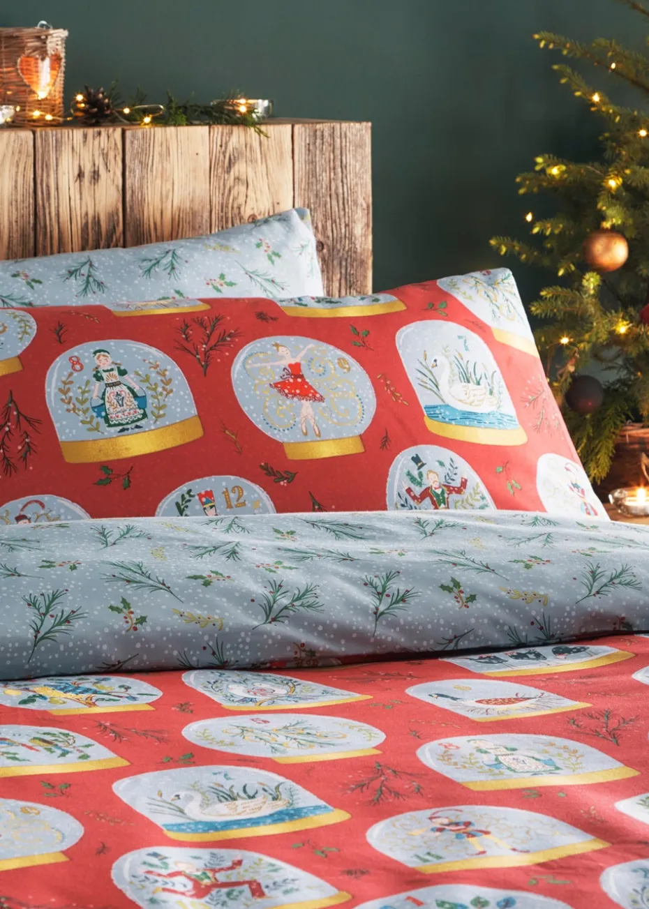 furn. Twelve Days Of Christmas Reversible Duvet Cover Set