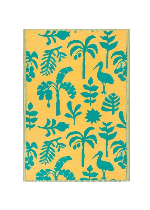 furn. Yellow Marula Outdoor 100% Recycled Rug (120 x 180cm)