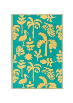 furn. Yellow Marula Outdoor 100% Recycled Rug (120 x 180cm)