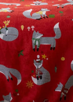 Fusion Christmas Foraging Fox Duvet Cover Set