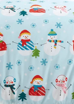 Fusion Christmas Snowman Duck Egg Duvet Cover Set